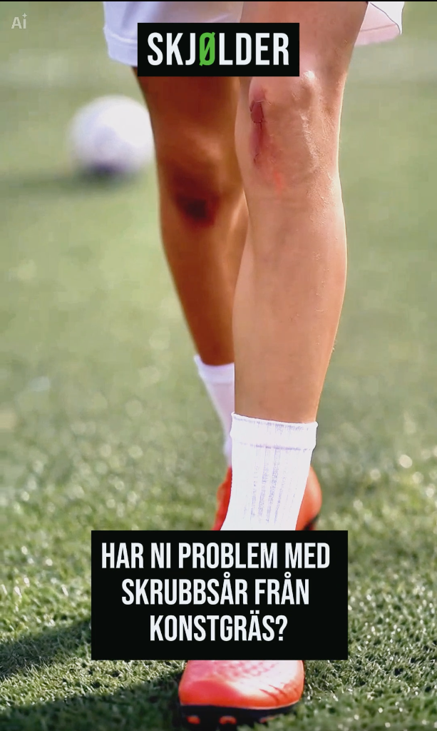 Sporttejp för fotboll på konstgräs